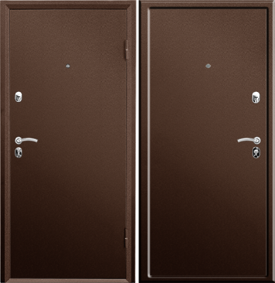 Дверь металлическая Б4 ПРАКТИК 2066/880/104 R/L